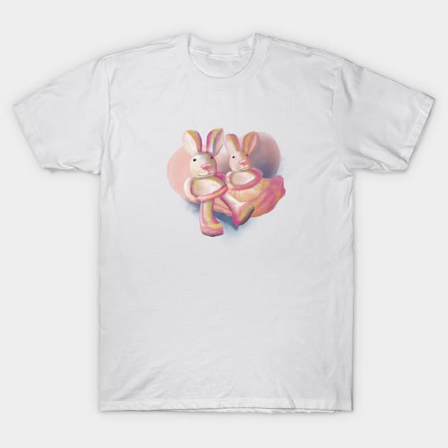 Bunny Love T-Shirt by digitaldoodlers